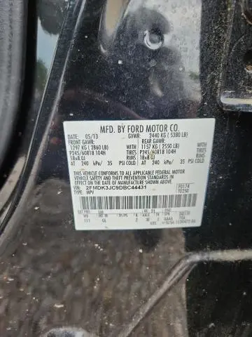2013 FORD EDGE SEL  