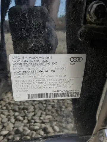 2016 AUDI SQ5 PREMIUM PLUS  