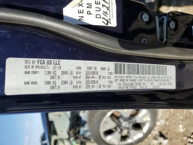 2020 JEEP COMPASS LIMITED  