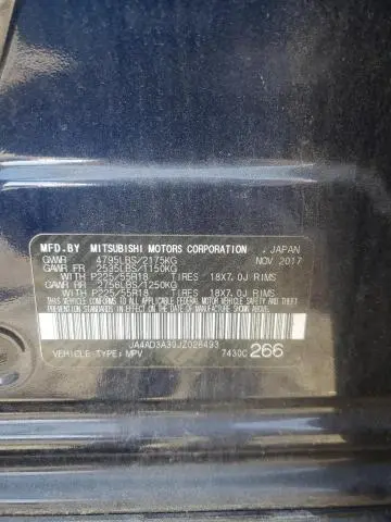 2018 MITSUBISHI OUTLANDER SE