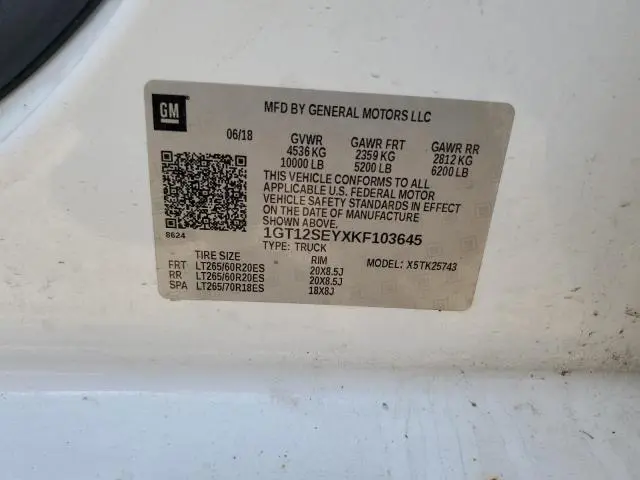 2019 GMC SIERRA K2500 DENALI  