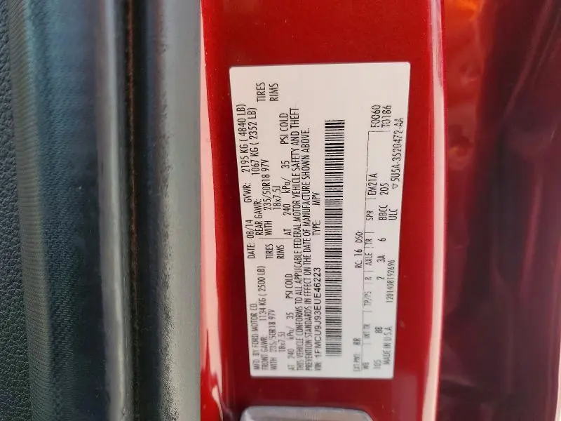 2014 FORD ESCAPE TITANIUM  