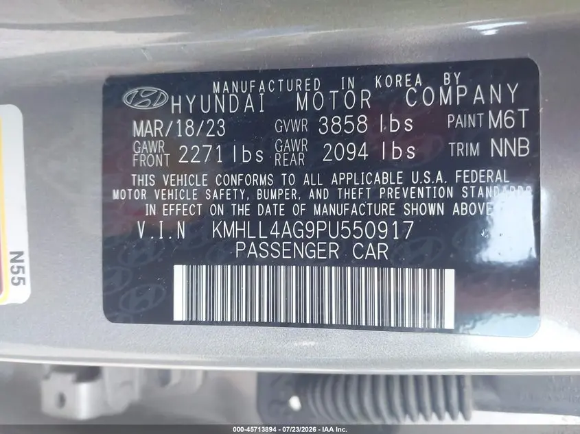 2023 HYUNDAI ELANTRA SE