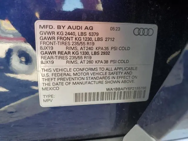 2023 AUDI Q5 PREMIUM PLUS 40  