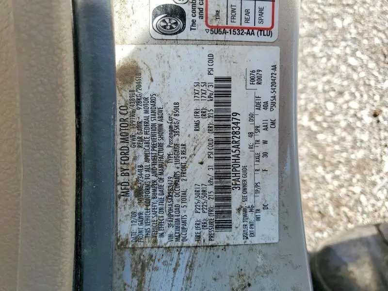 2010 FORD FUSION SE  
