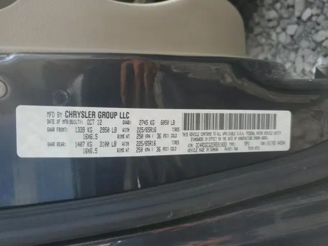 2013 DODGE GRAND CARAVAN SXT  