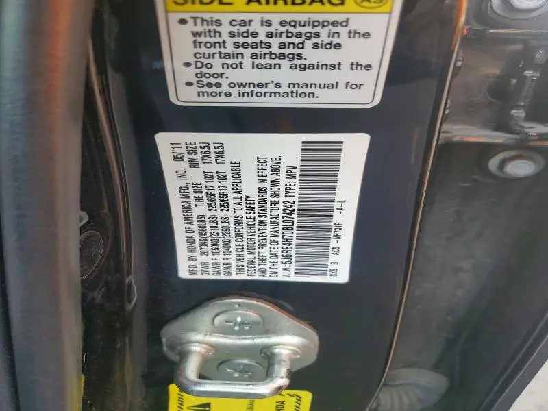 2011 HONDA CR-V EXL  