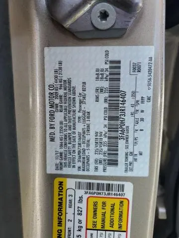 2018 FORD FUSION SE  