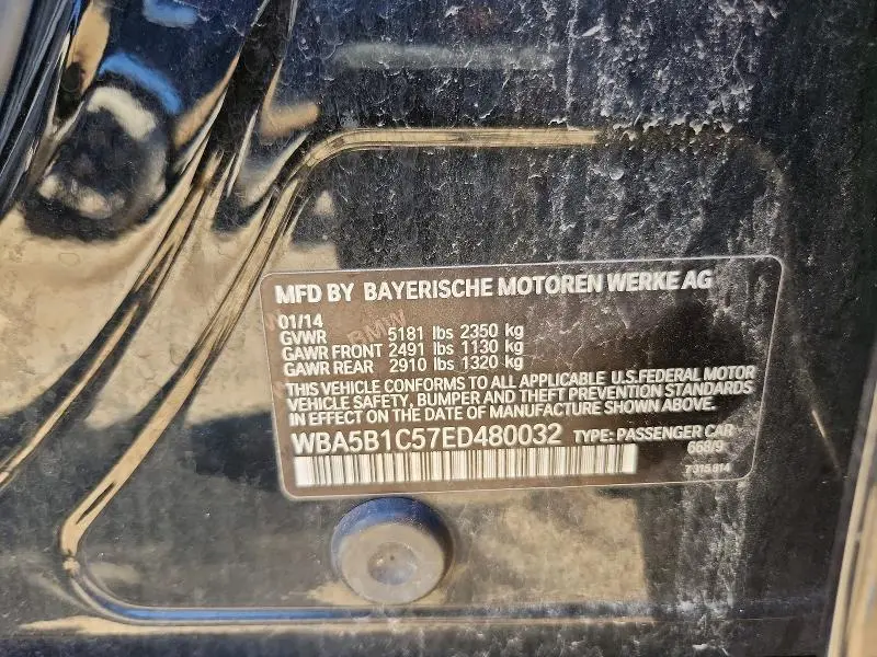 2014 BMW 535 I  