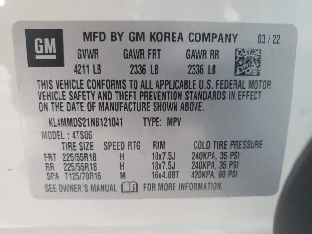 2022 BUICK ENCORE GX SELECT  