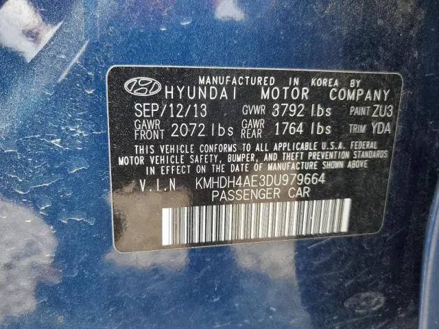 2013 HYUNDAI ELANTRA GLS  