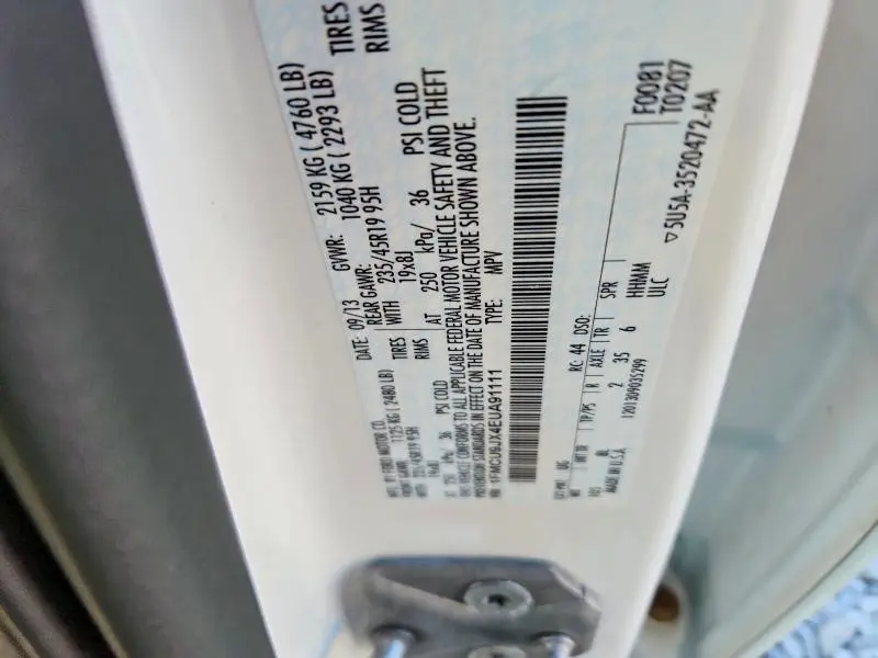 2014 FORD ESCAPE TITANIUM  