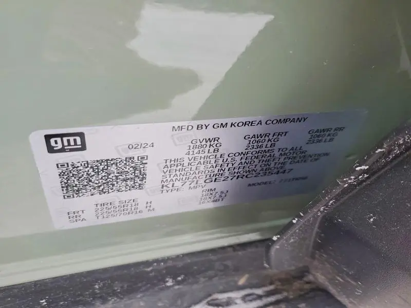 2024 CHEVROLET TRAX 1RS  