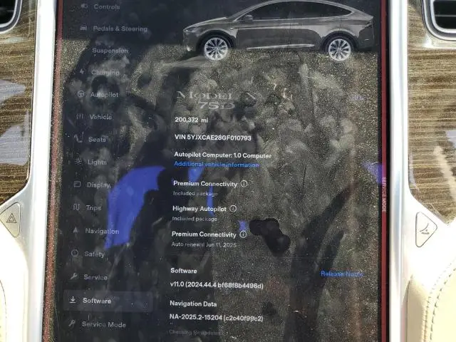 2016 TESLA MODEL X   
