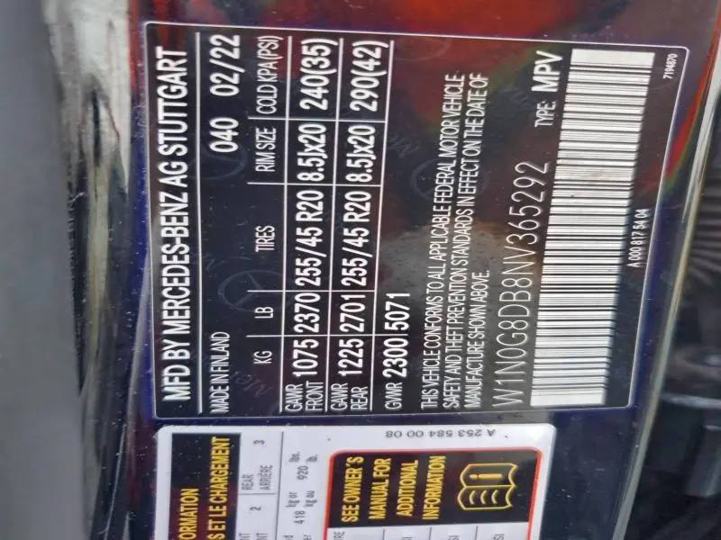 2022 MERCEDES-BENZ GLC 300  