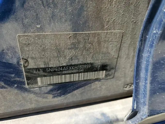 2019 HYUNDAI SONATA SE  