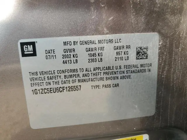2012 CHEVROLET MALIBU 1LT  