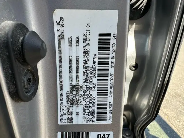 2020 TOYOTA TACOMA DOUBLE CAB  