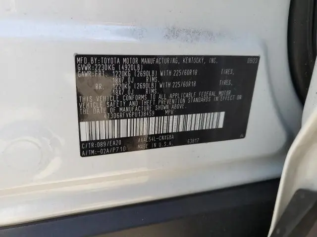 2023 TOYOTA RAV4 LIMITED  