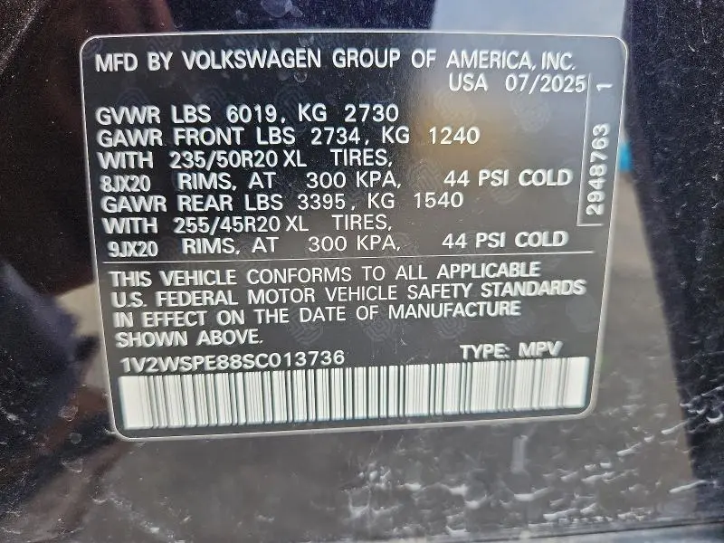 2025 VOLKSWAGEN ID.4 PRO S  