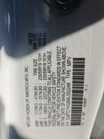 2021 ACURA RDX   
