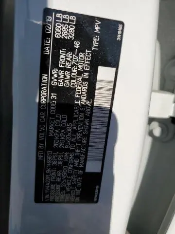 2019 VOLVO XC90 T6 INSCRIPTION  