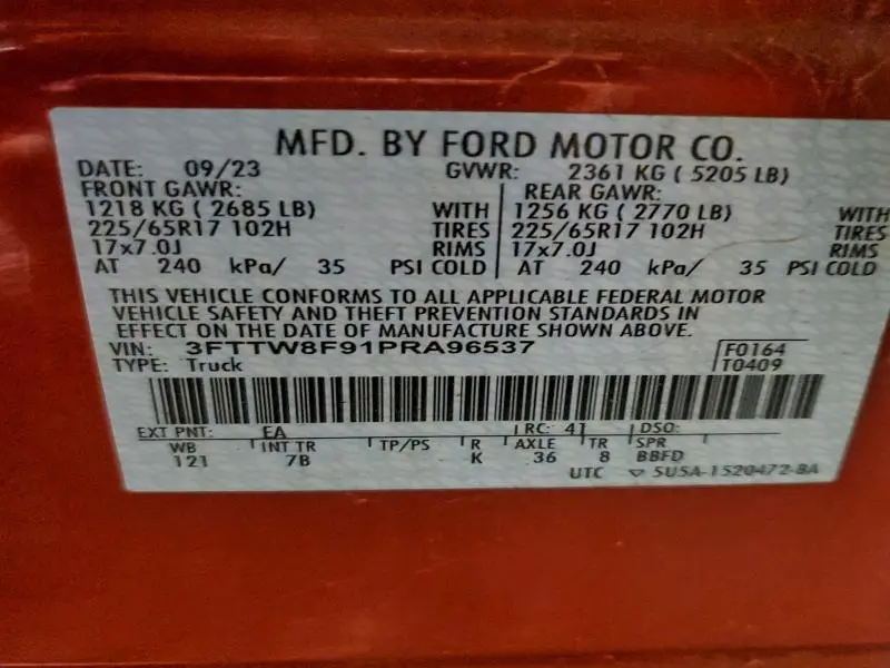 2023 FORD MAVERICK XL  