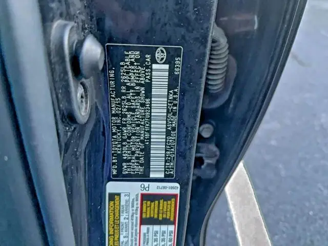 2015 TOYOTA CAMRY LE  