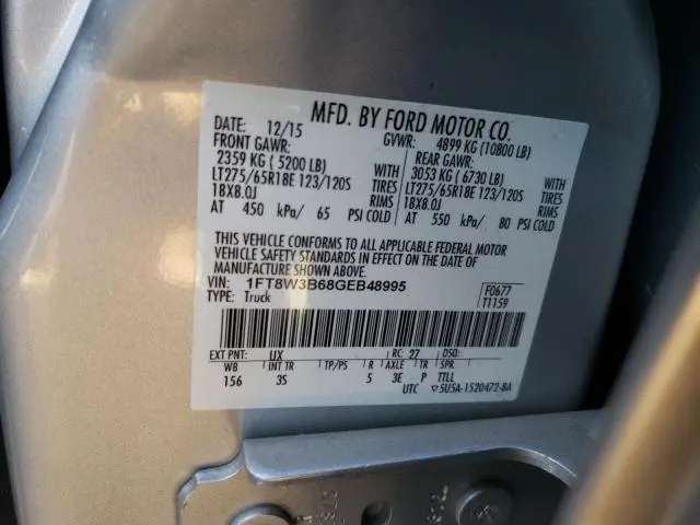 2016 FORD F350 SUPER DUTY  