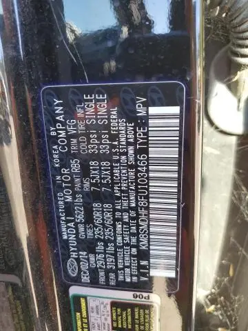 2015 HYUNDAI SANTA FE GLS  