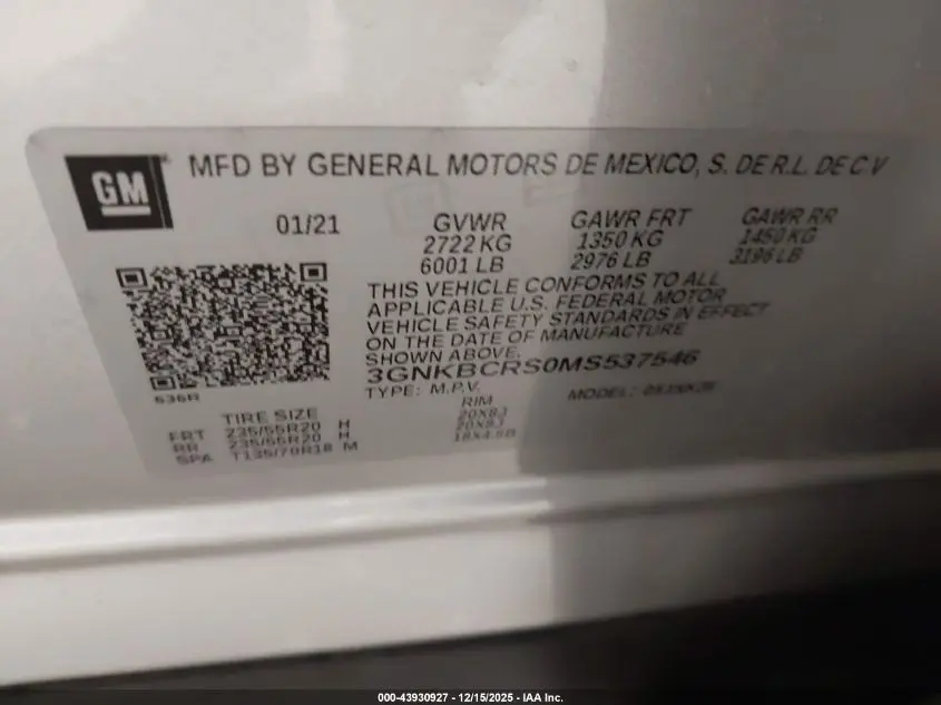 2021 CHEVROLET BLAZER FWD 2LT