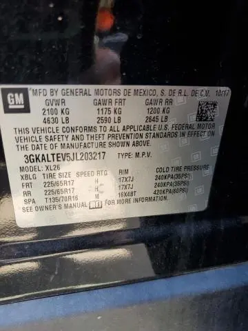 2018 GMC TERRAIN SLE  