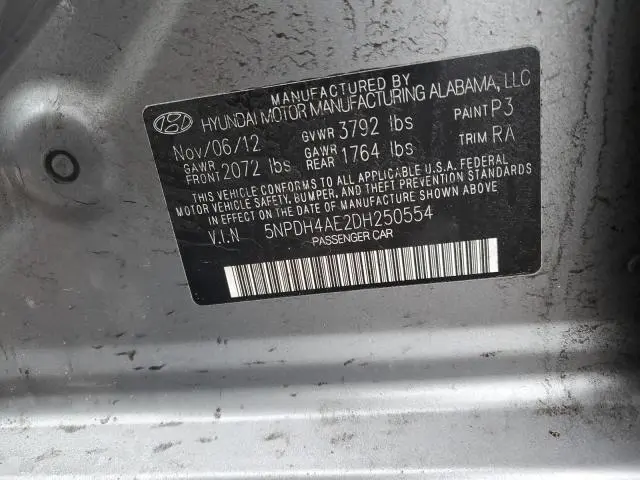 2013 HYUNDAI ELANTRA GLS