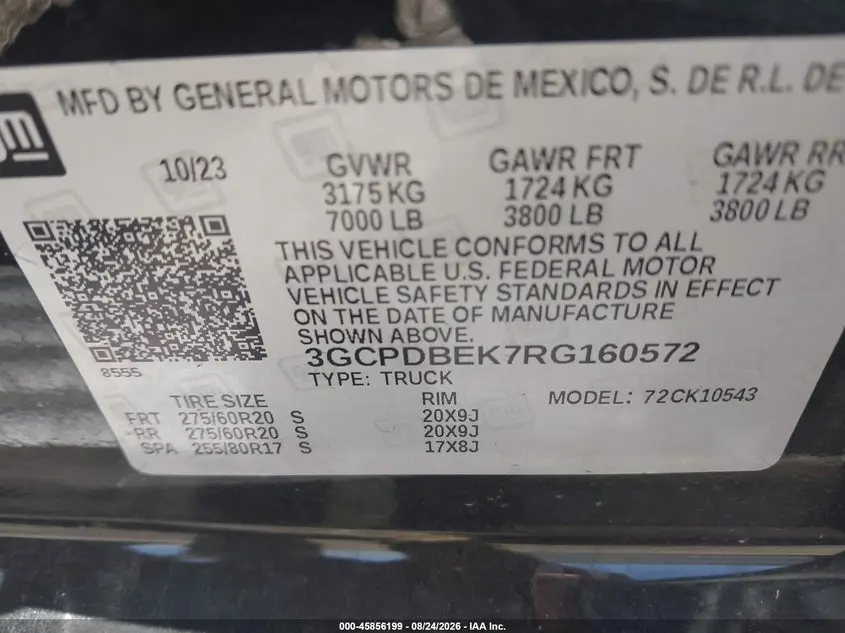 2024 CHEVROLET SILVERADO 1500  