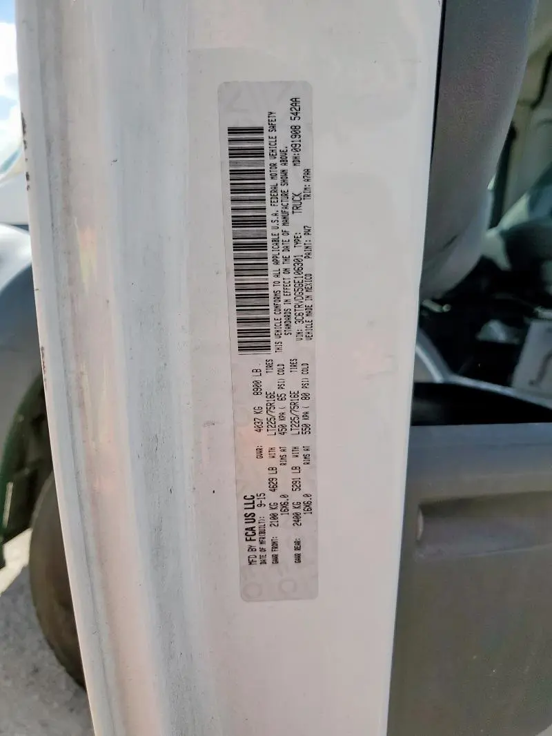 2016 RAM PROMASTER 2500 2500 HIGH  