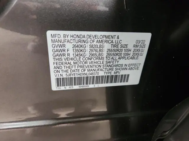 2022 ACURA MDX A-SPEC  