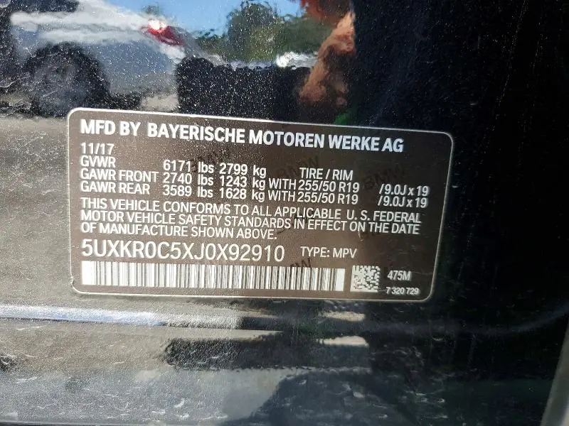 2018 BMW X5 XDRIVE35I  