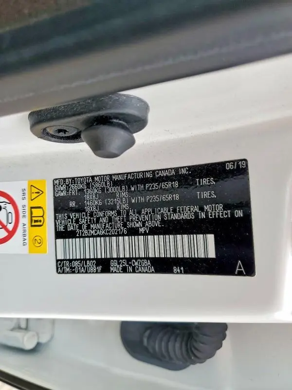 2019 LEXUS RX 350 BASE  