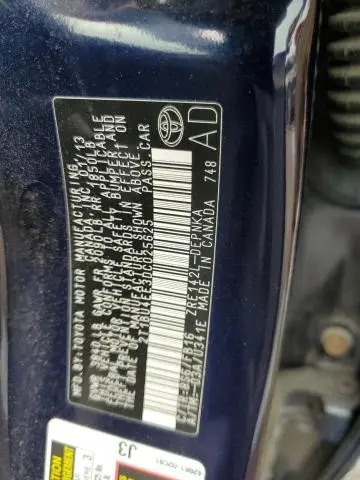 2013 TOYOTA COROLLA BASE  