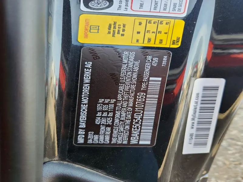 2013 BMW 328 I SULEV  