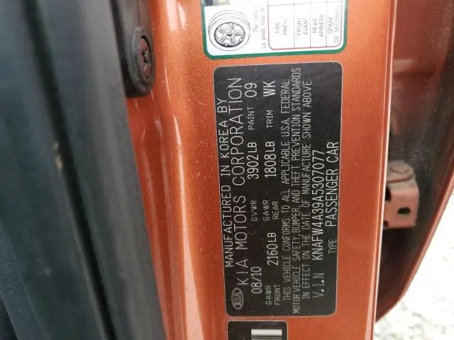 2010 KIA FORTE SX  