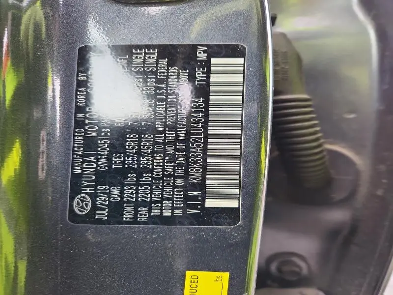 2020 HYUNDAI KONA LIMITED  