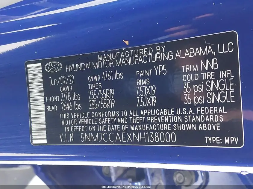 2022 HYUNDAI TUCSON SEL