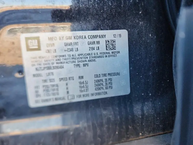 2020 CHEVROLET TRAX 1LT  