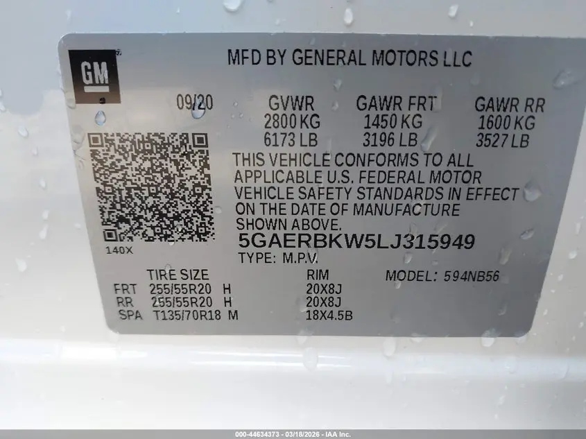 2020 BUICK ENCLAVE ESSENCE