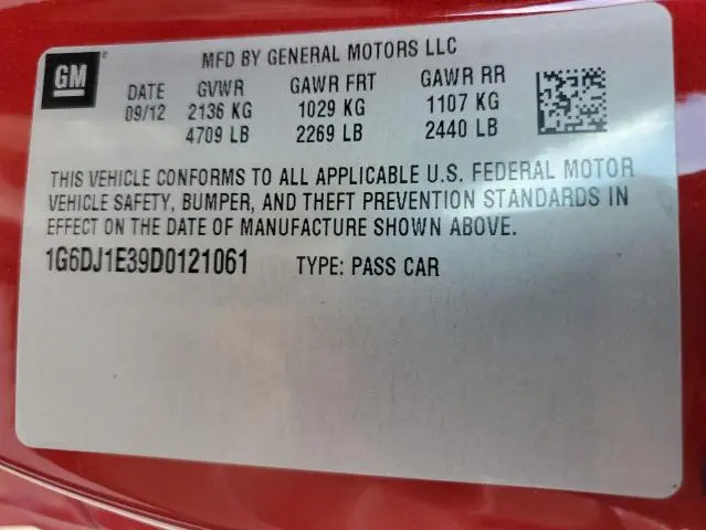 2013 CADILLAC CTS PERFORMANCE COLLECTION