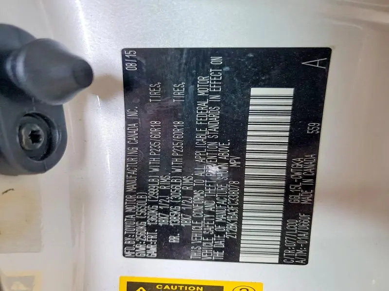 2015 LEXUS RX 350 BASE  