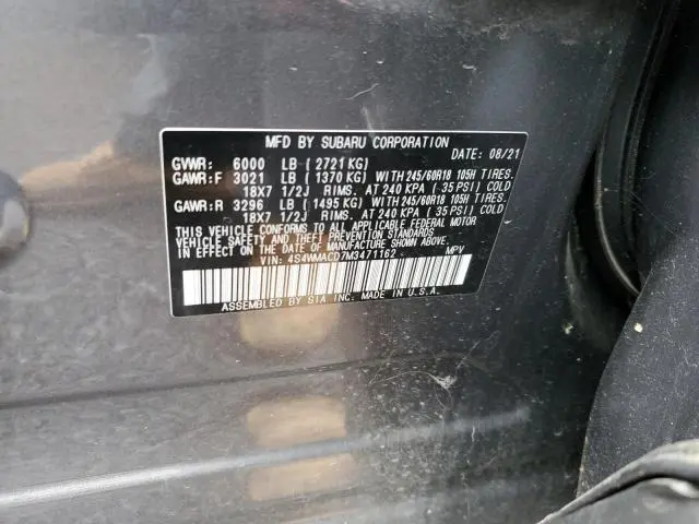 2021 SUBARU ASCENT PREMIUM