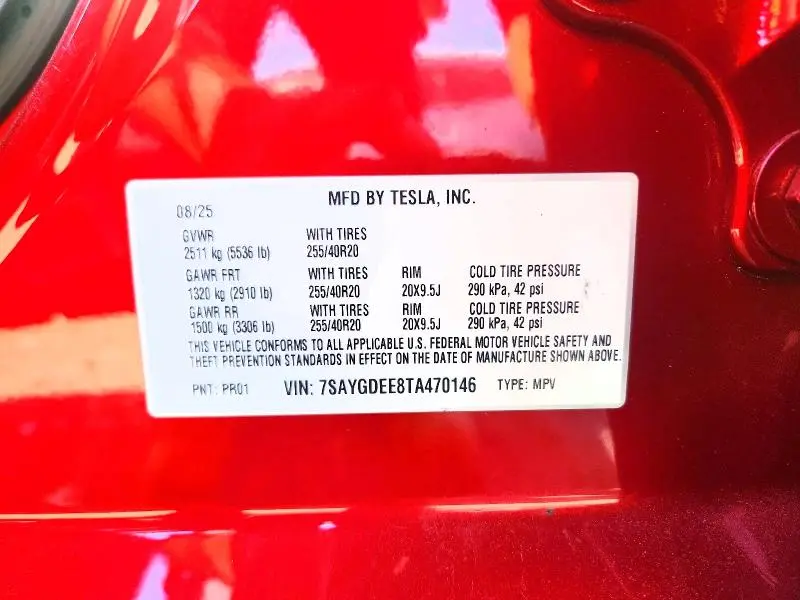 2026 TESLA MODEL Y   