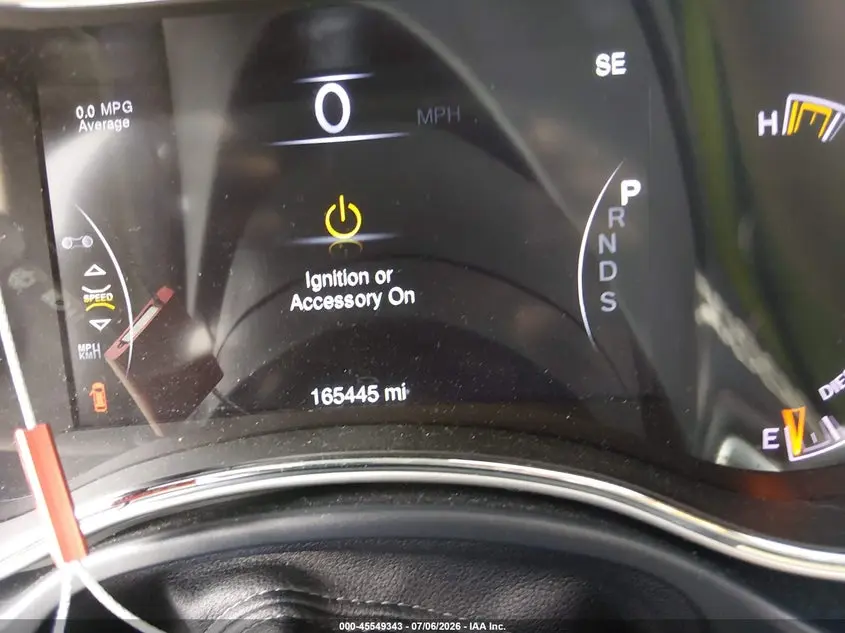 2015 JEEP GRAND CHEROKEE OVERLAND